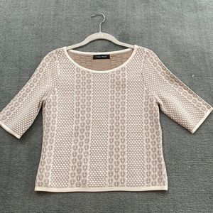 NWOT - Ivanka Trump Jacquard Knit Top